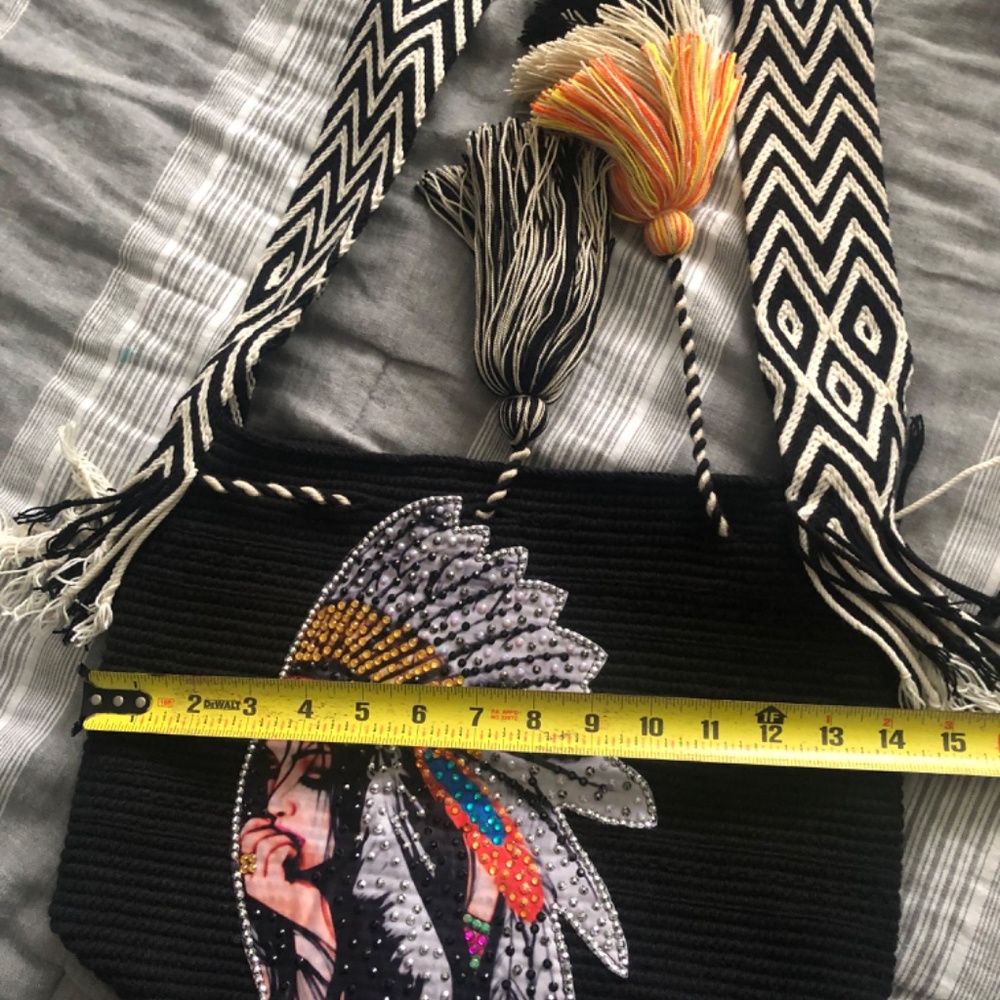 Wayuu bag/ New collection 🤩/ Handmade women's bag/ Native girl/ Size L. - Picture 3 of 6